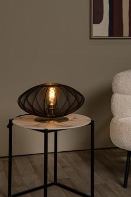 Lucide CORINA - Tafellamp - Ø 40 cm - 1xE27 - Zwart