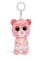 Nici glubschis pluchen sleutelhanger tijger fula, 9cm - thumbnail