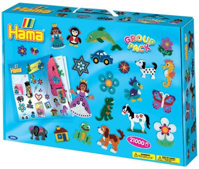 Hama strijkkralen basisdoos 21000 stuks