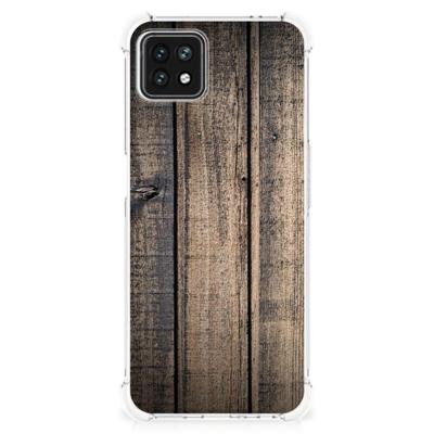 OPPO A53 5G | A73 5G Stevig Telefoonhoesje Steigerhout OPPO A53 5G | A73 5G Stevig Telefoonhoesje Steigerhout