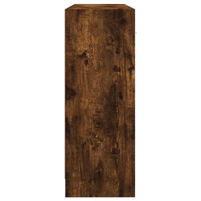 Dressoir 91x28x75 cm bewerkt hout gerookt eikenkleurig