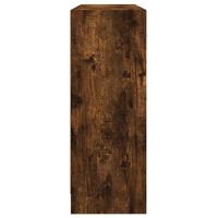 Dressoir 91x28x75 cm bewerkt hout gerookt eikenkleurig - thumbnail