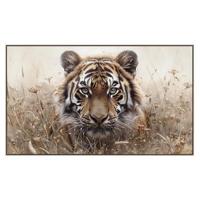 Schilderij tijger - MDF - 70x118 cm - Leen Bakker - thumbnail