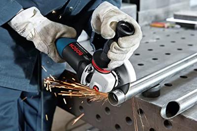 Bosch Professional GWS 14-125 Haakse Slijper 125mm 1400W + protection handgreep - 06017D0000 - thumbnail