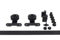 R80T/20-Rustic Top verpakte set 100kg, zwart 2000mm - thumbnail