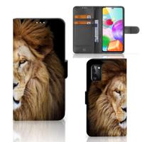 Samsung Galaxy A41 | Telefoonhoesje | Met pasjeshouder | Leeuw - thumbnail
