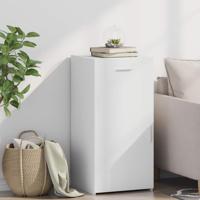 Dressoir 45x42,5x93 cm bewerkt hout wit - thumbnail