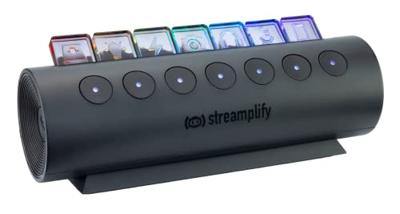 Streamplify Streamplify HUB CTRL 7, 7x USB 3.0 Typ A, RGB, 12V, EU-Netzkabel - schwarz USB 3.0-hub Zwart
