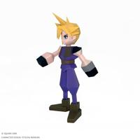 Final Fantasy VII Polygon Vinyl Figure - Cloud Strife - thumbnail