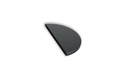 The Bastard half moon stone black 1pcs Large