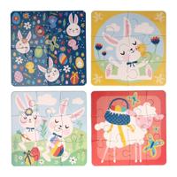 Kinderpuzzel Pasen, 4in1 - thumbnail