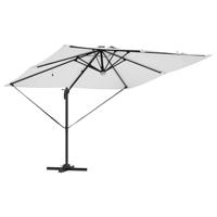 Roma Parasol Beige 286 x 285 x 270 cm Aluminium en Polyester - thumbnail