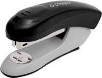 Q-CONNECT nietmachine, kunststof, half strip, 20 blad, zwart - thumbnail