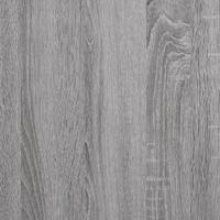 Bijzettafel 50x46x50 cm bewerkt hout grijs sonoma eikenkleur - thumbnail