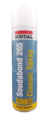 Soudal soudabond 265 classic spray | contactlijm | 500 ml - 146309 Soudal soudabond 265 classic spray | contactlijm | 500 ml - 146309