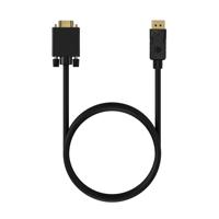 AISENS - A125-0552 - DISPLAYPORT op VGA, DP/M-VGA/M, zwart, 1,0 m - thumbnail