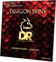 DR Strings Dragon Skin+ Coated Quantum Nickel Electric Guitar Strings Medium 10-46 snarenset - thumbnail