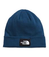 The North Face Dock Worker Recycled Beanie Muts Heren Shady Blue One Size - thumbnail