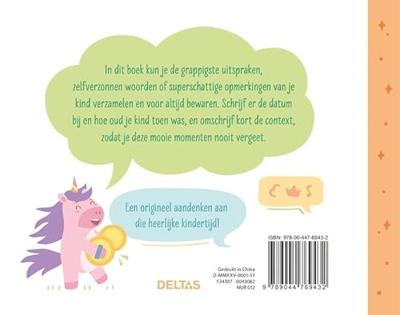 Deltas Mijn leukste uitspraken boek oranje