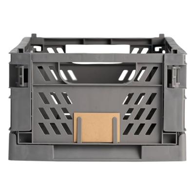 Set van opstapelbare opbergboxen Donker grijs 50 x 33 x 25 cm