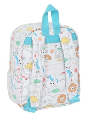 Schoolrugzak Safta Zoo Beige 22 x 27 x 10 cm