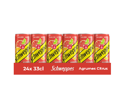 Schweppes agrumes blik 33cl (4x 6-pack)