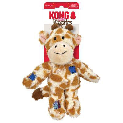 KONG WILD KNOTS GIRAFFE GEEL 29X25,5X11 CM