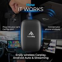 AutoSky AI Box Lite Draadloze CarPlay & Android Auto Dongle - thumbnail