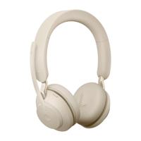 Jabra Evolve2 65 Headset Draadloos Hoofdband Kantoor/callcenter USB Type-C Bluetooth Beige - thumbnail