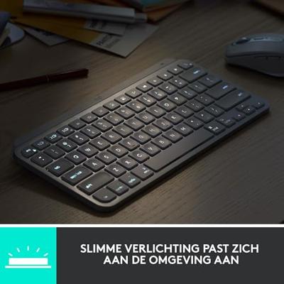 Logitech MX Keys Mini Minimalist Wireless Illuminated Keyboard - thumbnail