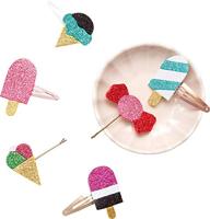 Glitter schuim, 10 vellen BASIC FOLIA meerkleurig - thumbnail