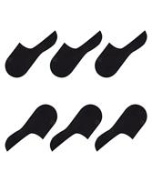 FALKE 3-paar Step High - dames footies met anti slip - Kousenvoetjes die niet afzakken - Sokken voor in loafers - 36 - Zwart - Onderbroek - - 36 - - thumbnail