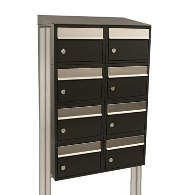 Stoer! Brickset 2-Breed, 4-Hoog Met Dak Op Statief Zwart - 40215070_2x4ds