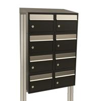 Stoer! Brickset 2-Breed, 4-Hoog Met Dak Op Statief Zwart - 40215070_2x4ds - thumbnail