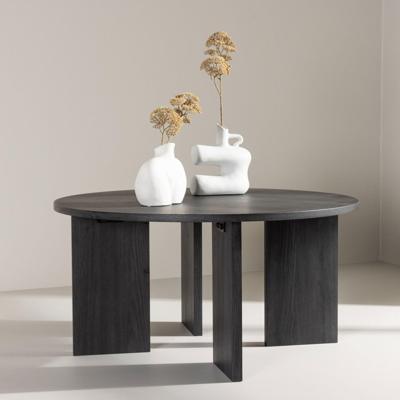 Nohr Ronde Salontafel 'Gayla' 80cm, kleur Zwart