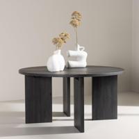 Nohr Ronde Salontafel 'Gayla' 80cm, kleur Zwart - thumbnail