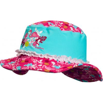 Playshoes zonnehoed Flamingo Fuchsia Aqua-55 cm
