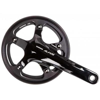 SHIMANO crankstel "alfine fc-s501" crankset shim.alfi.fcs501 42t.170mm ht2 1sp bl. - thumbnail