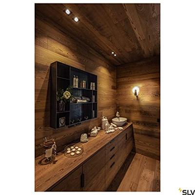 SLV PATTA-I 1002098 Buitenlamp (inbouw) LED vast ingebouwd LED Zwart