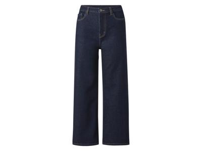 esmara Dames jeans - Wide leg (Donkerblauw, 40)
