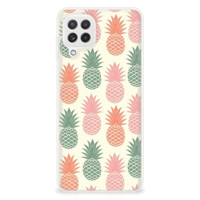 Samsung Galaxy A22 4G | M22 | Siliconen Case | Ananas Samsung Galaxy A22 4G | M22 | Siliconen Case | Ananas