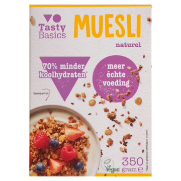 TastyBasics Low Carb High Protein Granola Naturel bij Jumbo