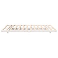 Bedframe Wit 140 x 210 cm Massief grenenhout - thumbnail