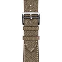 Lederen bandje - Bruin - Geschikt voor Apple Watch 44mm / 45mm / 46mm / 49mm - thumbnail