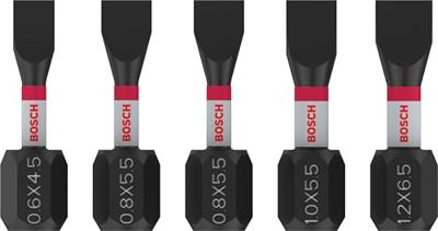 Bosch Accessoires PRO SL Impact bits | SL4.5 | SL5.5 (x2) | SL5.5 | SL6.5 | 25 mm | 5 stuks - 2608521U60 Bosch Accessoires PRO SL Impact bits | SL4.5 | SL5.5 (x2) | SL5.5 | SL6.5 | 25 mm | 5 stuks - 2608521U60