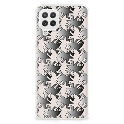 Samsung Galaxy A22 4G | M22 | TPU Hoesje | Salamander Grey Samsung Galaxy A22 4G | M22 | TPU Hoesje | Salamander Grey