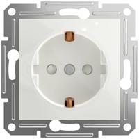 Schneider Electric EPH2970221D Wandontactdoos met aanrakingsbeveiliging Asfora Wit (RAL 9003) 1 stuk(s) - thumbnail