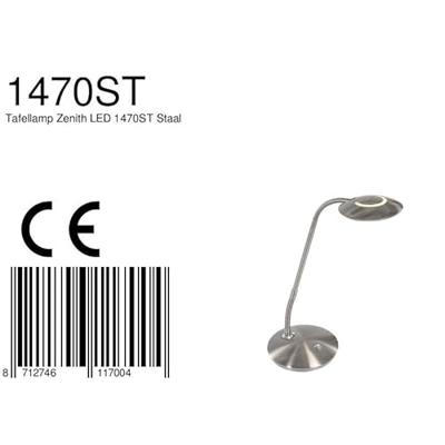 Steinhauer Tafellamp zenith LED 1470st staal