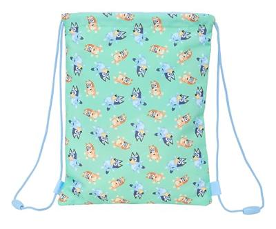 Rugtas met Koordjes Bluey Sisters Groen 26 x 34 x 1 cm