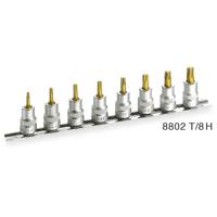 HAZET Dopsleutelset 8802T/8H - 3/8 inch (10 mm) vierkant hol - Binnen-TORX®-profiel - 8-delig - T15 - T50 - thumbnail